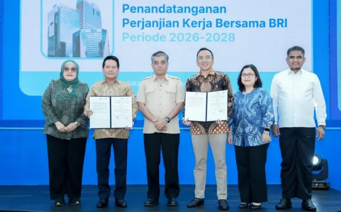 BRI dan Serikat Pekerja Sepakati Perjanjian Kerja Bersama 2026-2028, Perkuat Harmoni Industrial