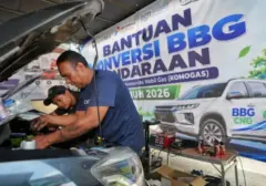 Konversi BBG Hemat Biaya Operasional Taksi Online Hingga 55 Persen