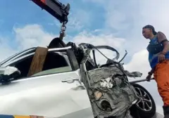 Truk Lawan Arah Picu Tabrakan Maut di Tol Hualien, Ibu dan Anak Tak Selamat