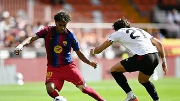 Lamine Yamal Cetak Brace, Barcelona Pesta Gol ke Gawang Valencia 5-0