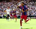 Lamine Yamal Borong Dua Gol, Barcelona Pesta Lima Gol ke Gawang Valencia