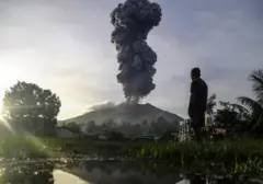 Tiga Gunung Api Aktif di Indonesia Erupsi Serentak Hari Ini