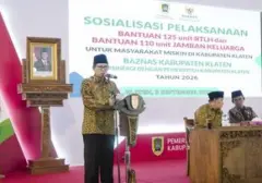 BAZNAS Klaten Alokasikan Bantuan untuk 125 Rumah dan 110 Jamban Sehat