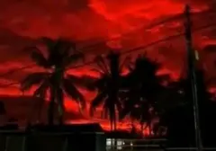 Langit Merah Muda Gemparkan Changzhou, China, Picu Spekulasi Warga