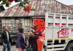 Ratusan Pengungsi Sinabung Kembali ke Kampung Halaman dengan Bantuan Kopdes Merah Putih
