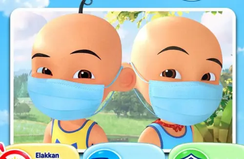 Upin Ipin Edukasi Anak Malaysia Soal Kabut Asap dan Cara Menjaga Kesehatan