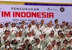 Kontingen Indonesia untuk Asian Games 2026 Aichi-Nagoya Resmi Dikukuhkan