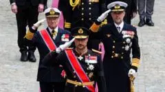 Raja dan Pangeran Eropa Beri Penghormatan pada Raja Harald V Norwegia