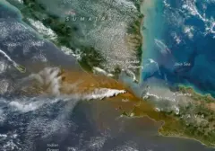 Satelit NASA Tangkap Momen Dramatis Erupsi Anak Krakatau