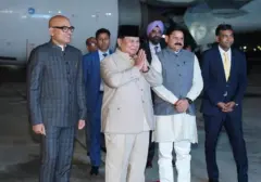 Prabowo Tiba di India untuk KTT BRICS ke-18