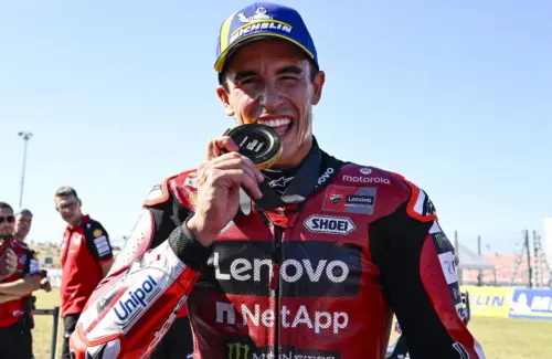 Terinspirasi Jatuh Ducati, Marc Marquez Ungkap Rahasia "Dorongan Ekstra" di MotoGP Misano